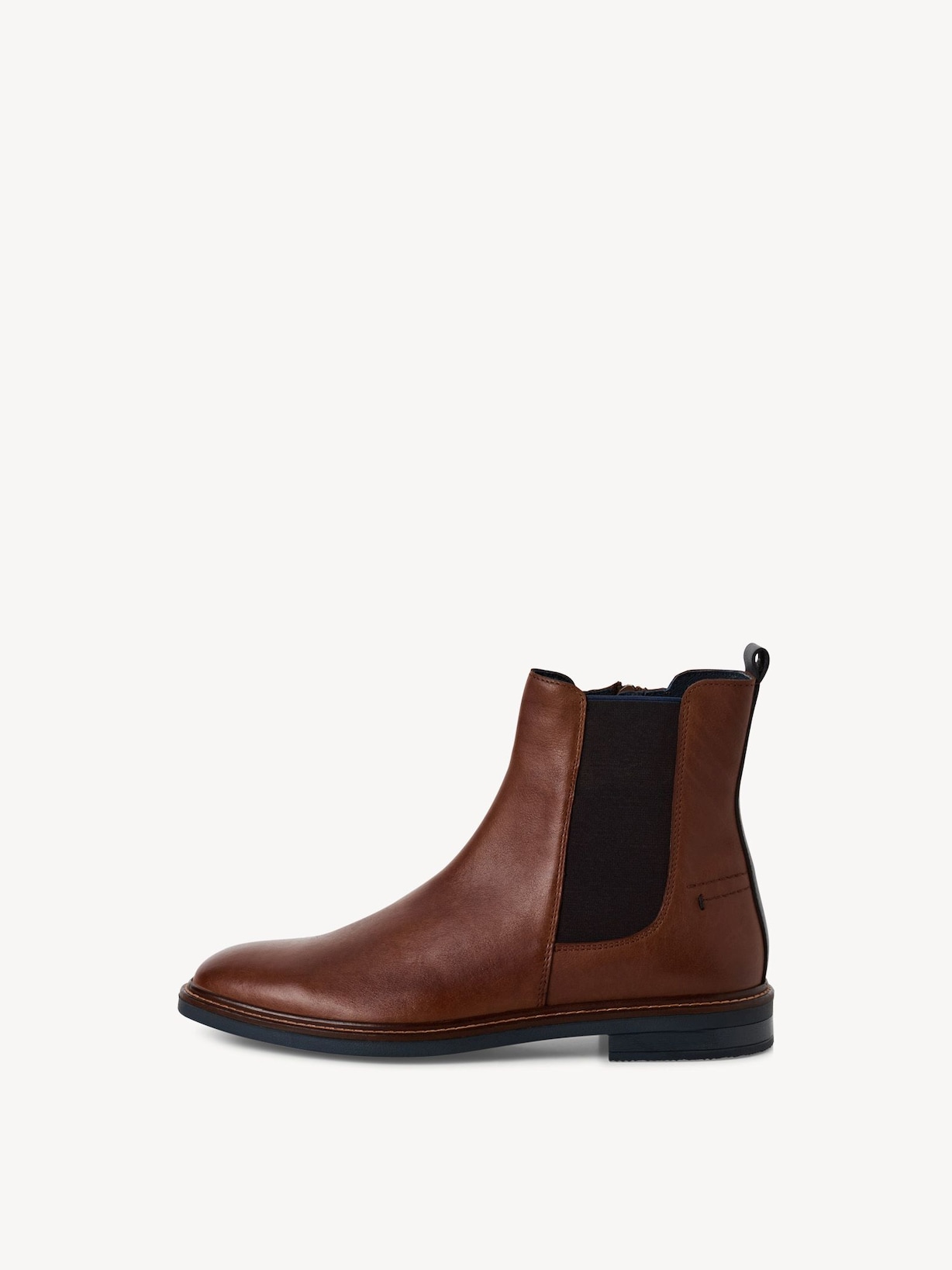 Marco Tozzi, Leren Chelseaboot - bruin COGNAC COMB, afbeelding 2 van 6