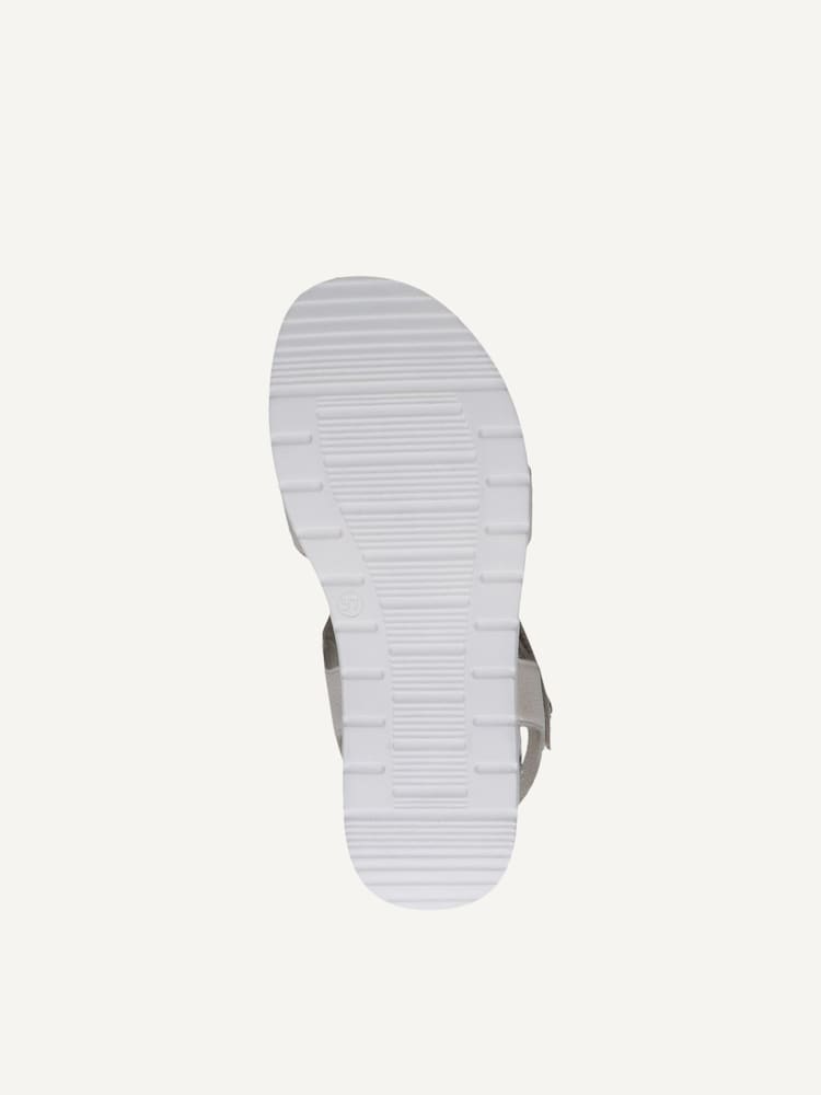 Caprice, Sandale à talon en cuir - blanc PEARL NAPPA, image 5 sur 5