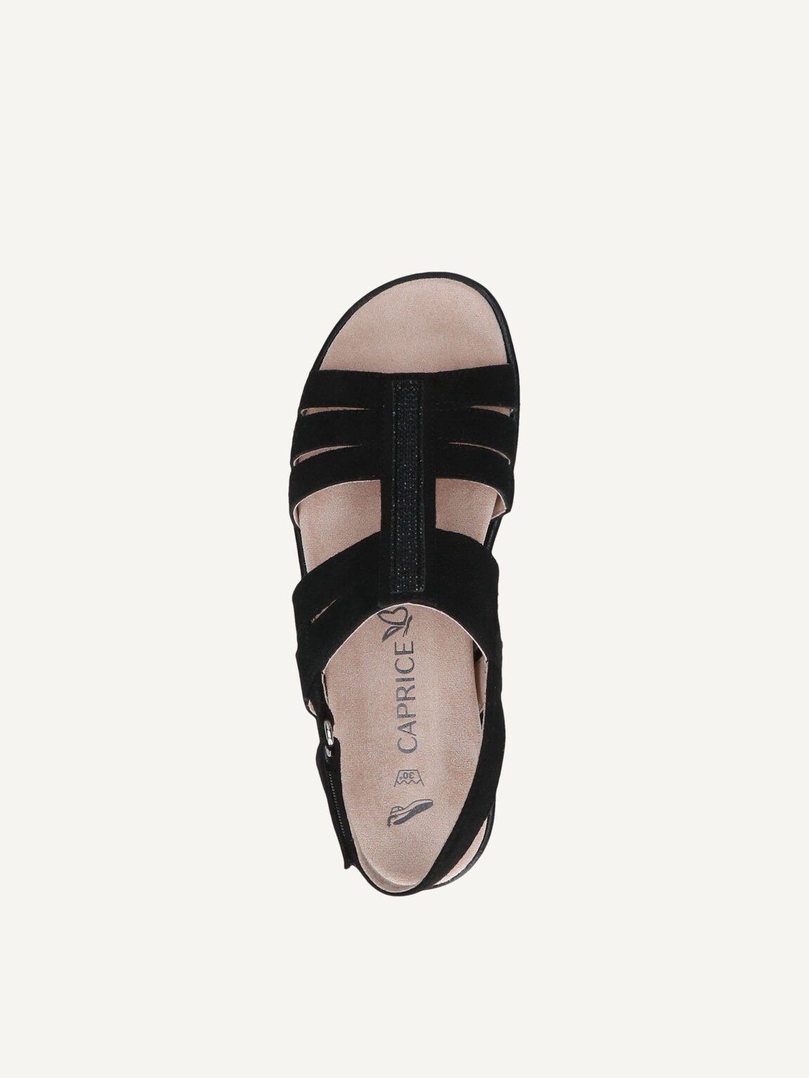Caprice, Sandal - black BLACK SUEDE, image 5 of 5