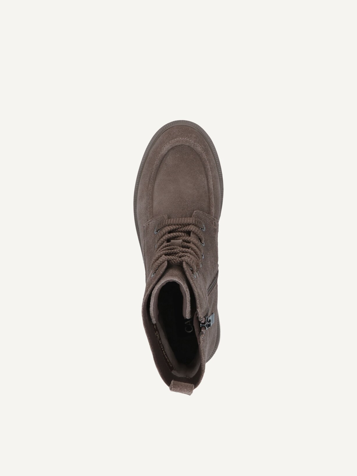 Caprice, Leather Bootie - beige DK TAUPE SUEDE, image 5 of 6
