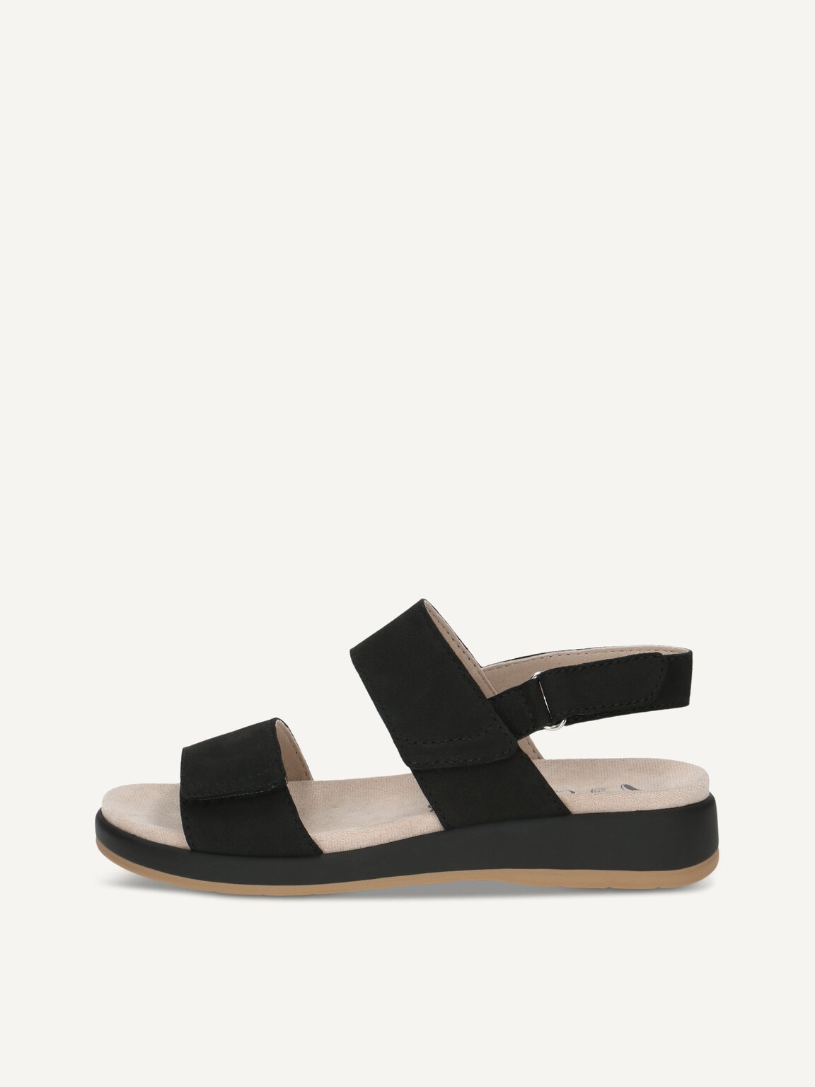 Caprice, Leather Sandal - black BLACK NUBUC, image 2 of 5
