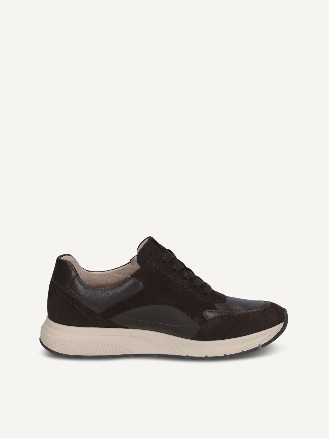 Caprice, Leather Sneaker - brown DK BROWN COMB, image 3 of 5
