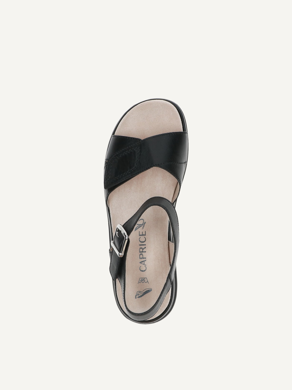 Caprice, Sandale en cuir - noir BLACK NAPPA, image 4 sur 5