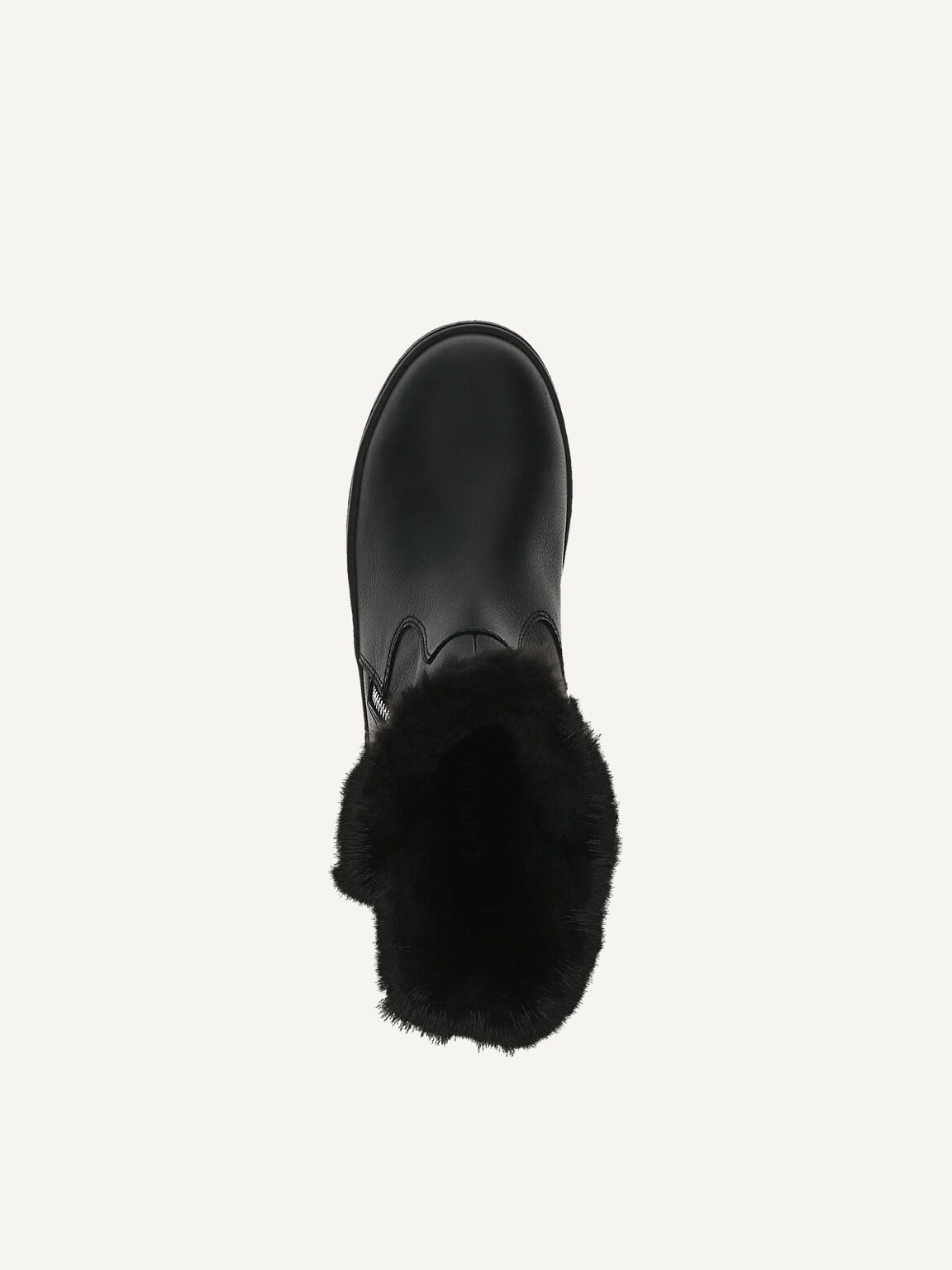 Caprice, Leather Bootie - black warm lining BLACK NAPPA, image 5 of 5