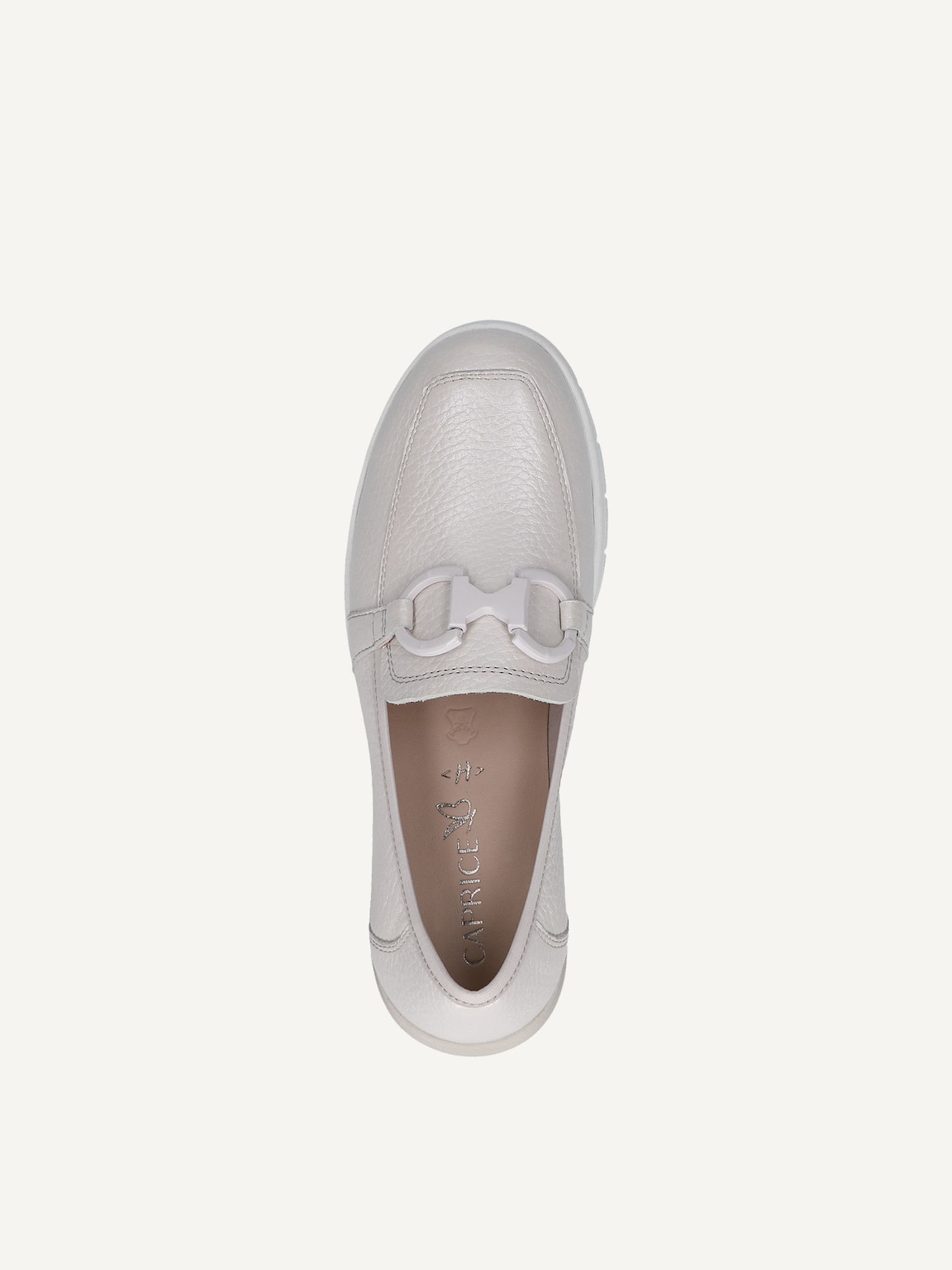 Caprice, Leather Slipper - white PEARL PERL DEE, image 6 of 6