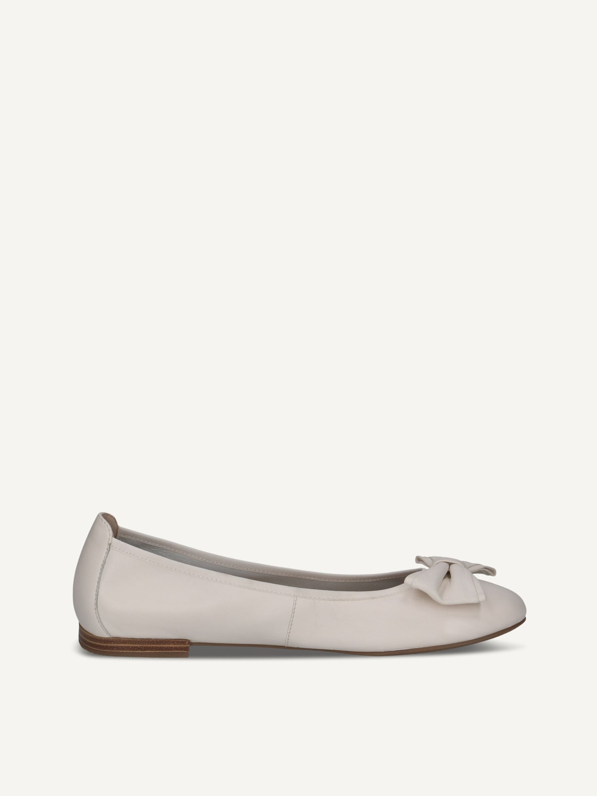Caprice, Ballerine en cuir - jaune VANILLA NAPPA, image 3 sur 5