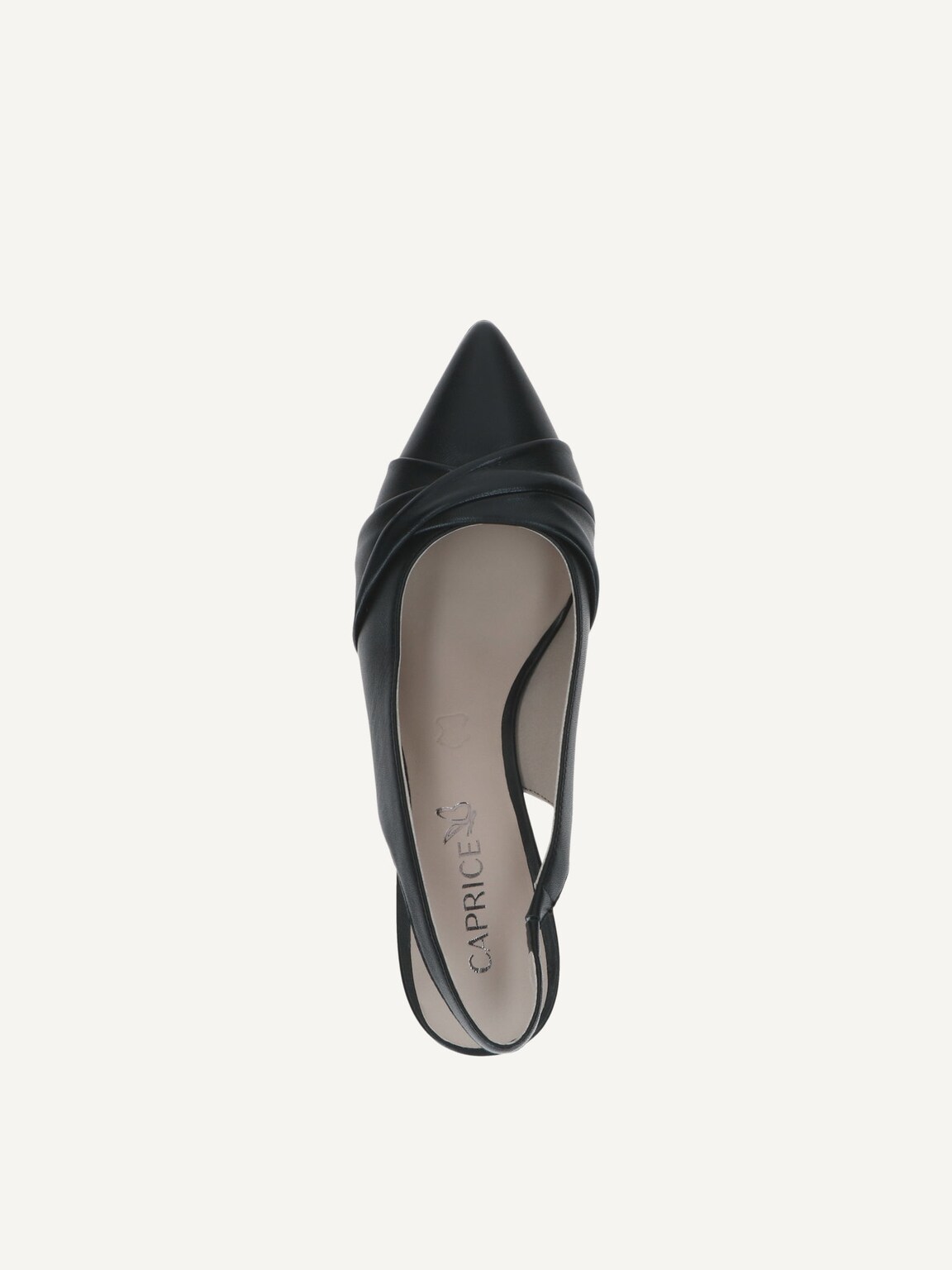 Caprice, Leather sling pumps - black BLACK NAPPA, image 5 of 5