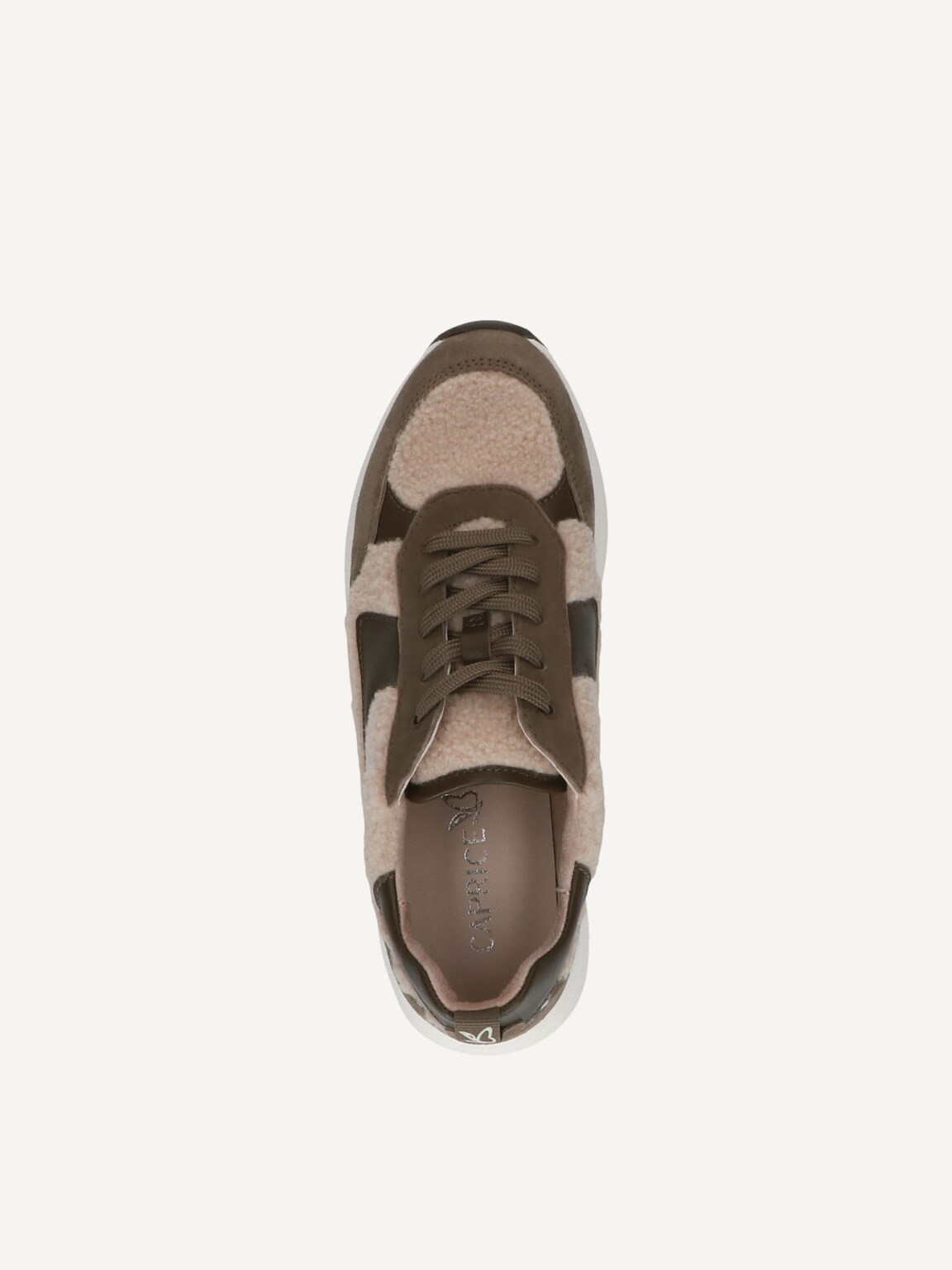 Caprice, Sneaker - khaki KHAKI/FUR, image 6 of 6
