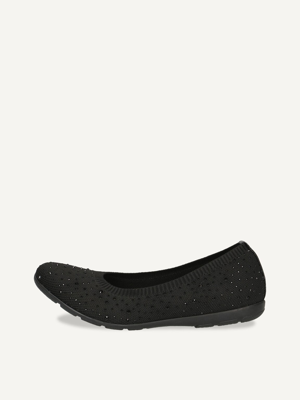 Caprice, Ballerina - black BLACK KNIT, image 2 of 5