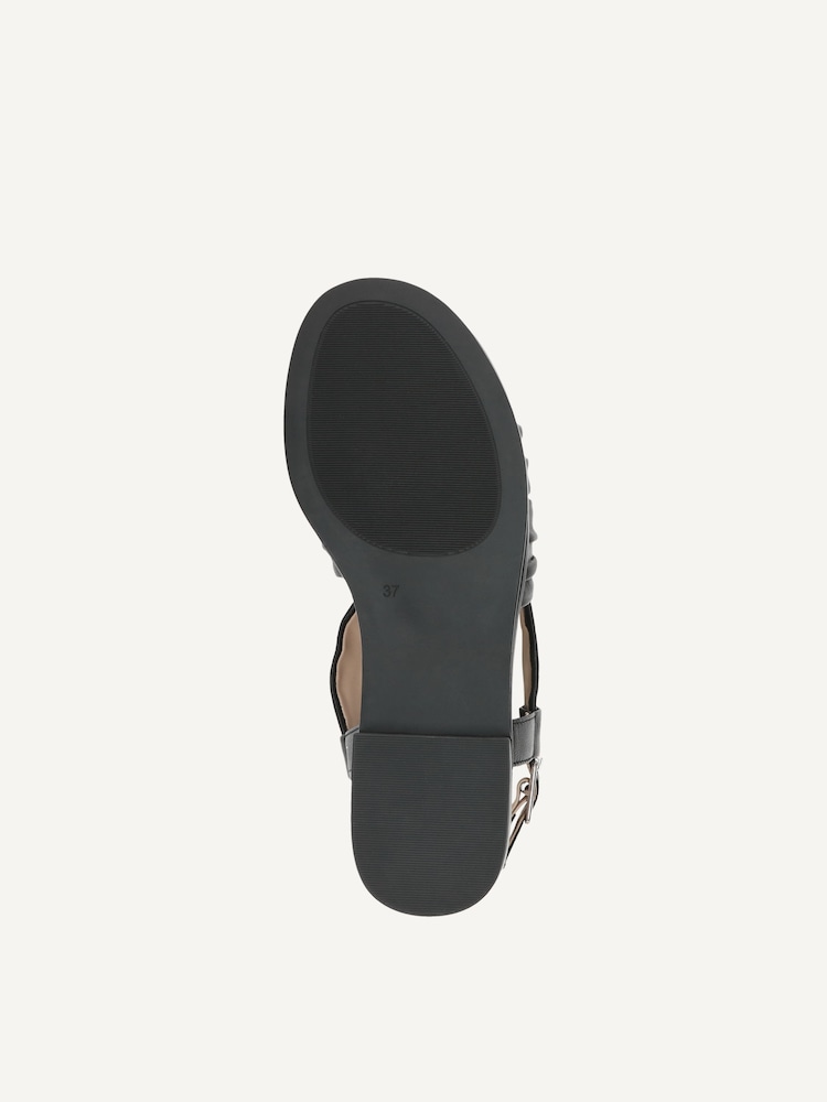 Caprice, Sandale en cuir - noir BLACK NAPPA, image 5 sur 5