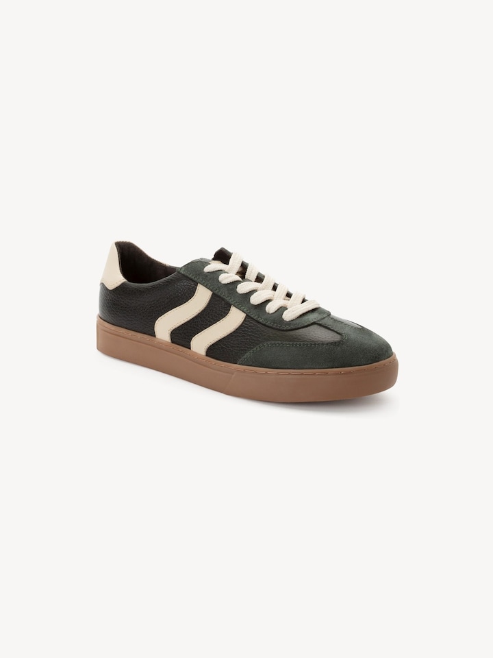 Marco Tozzi, Ledersneaker - grün GREEN COMB