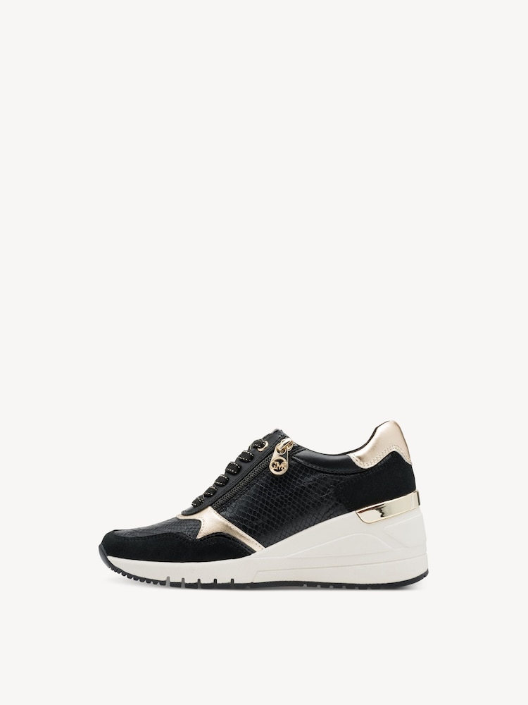 Marco Tozzi, Sneaker - schwarz BLACK/GOLD, Bild 3 von 7