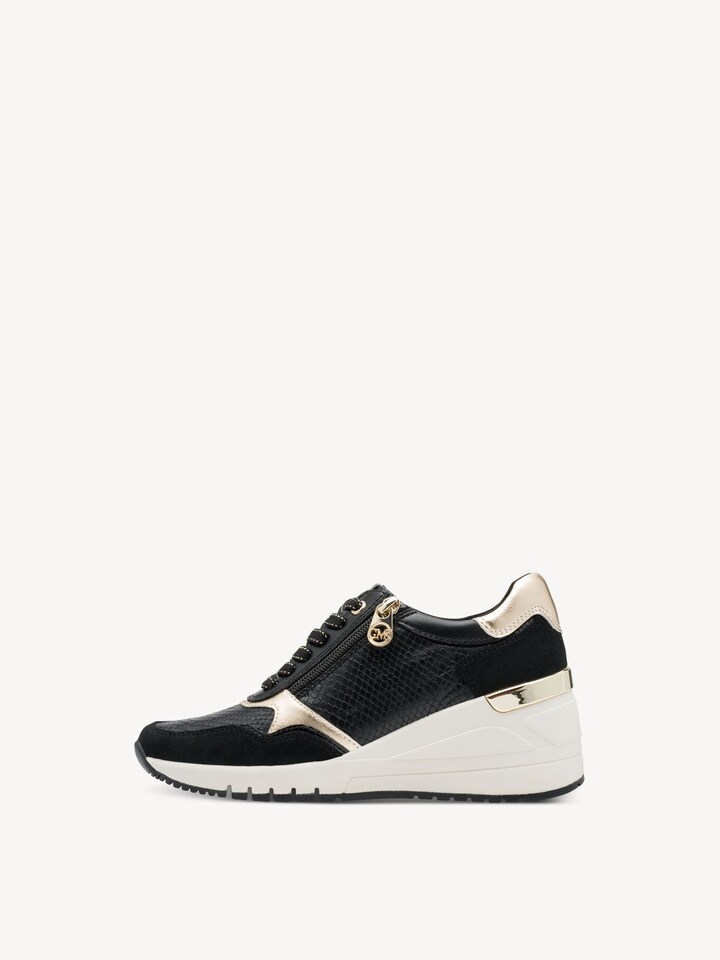 Marco Tozzi, Sneaker - nero BLACK/GOLD