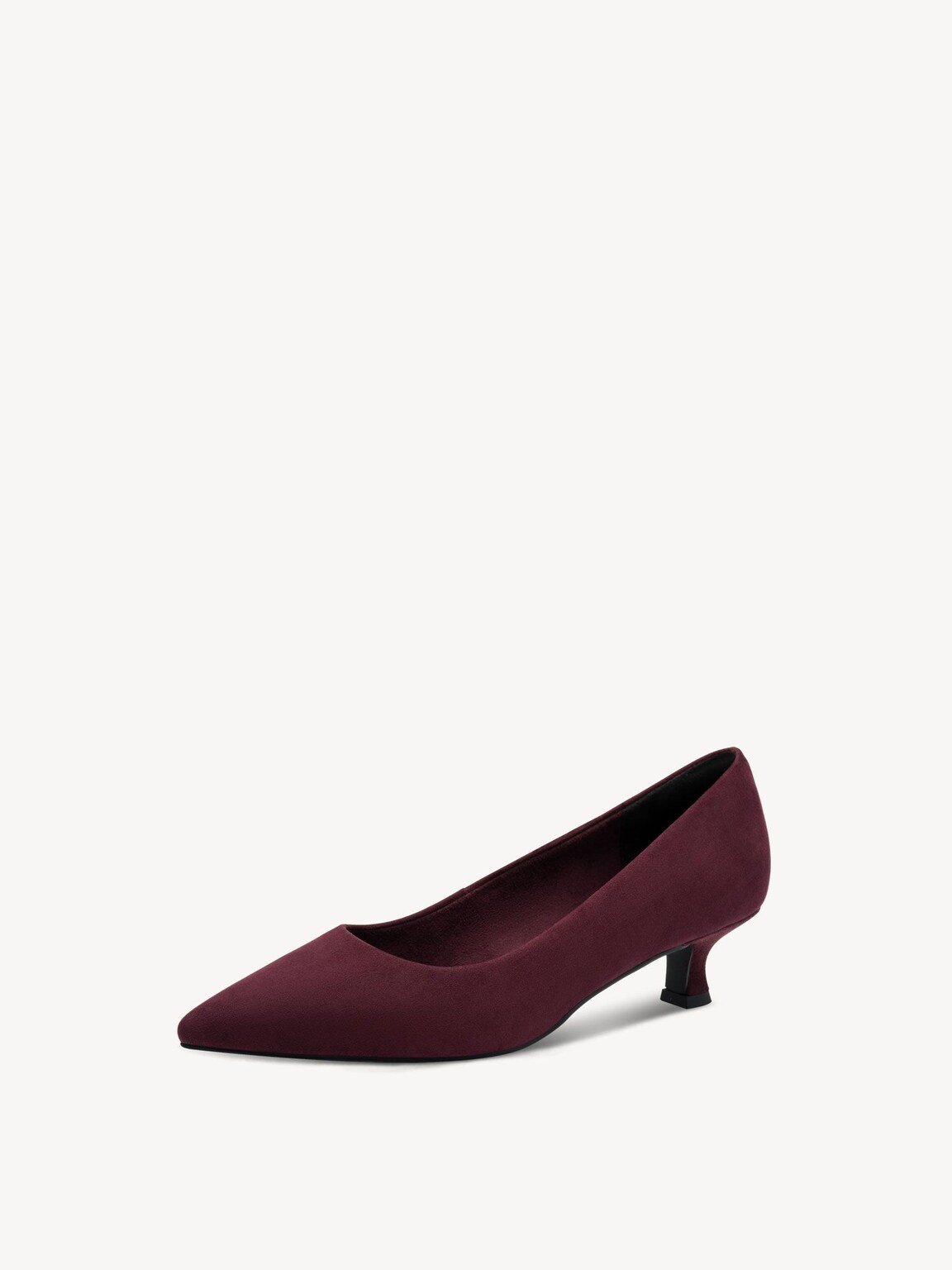 Marco Tozzi, Decolleté - rosso MULBERRY, immagine 2 di 6