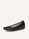 Not selected, Caprice, Leather Ballerina - black BLACK COMB