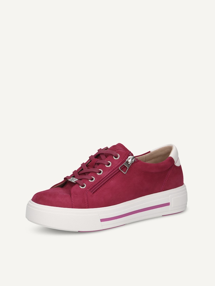 Caprice, Basket en cuir - rose vif PINK SUEDE, image 3 sur 6