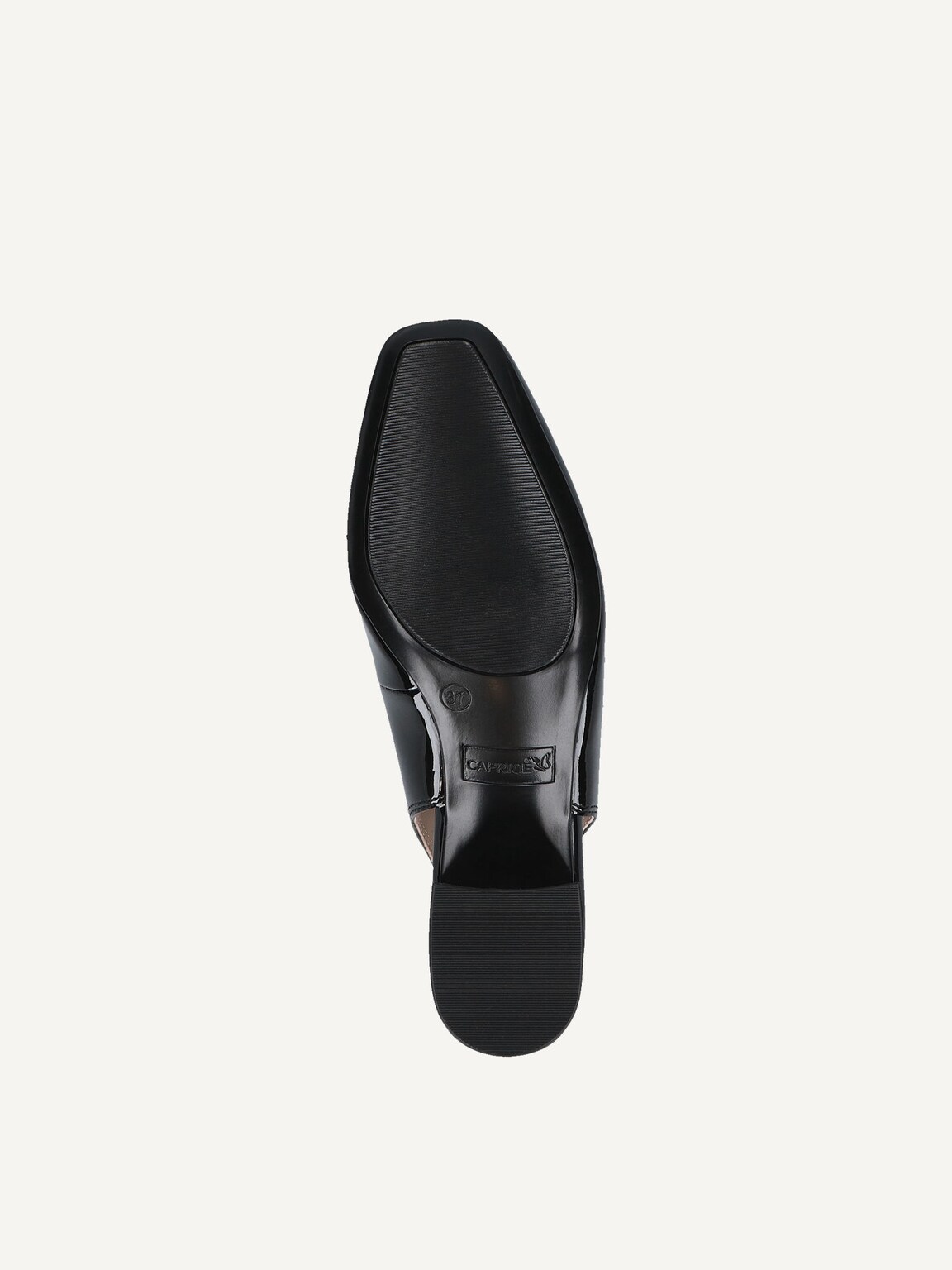 Caprice, Leather sling pumps - black BLACK PATENT, image 4 of 5