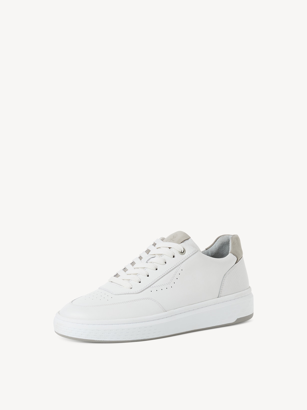 Marco Tozzi, Leather Sneaker - white WHITE, image 1 of 6