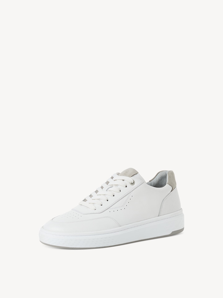 Marco Tozzi, Leather Sneaker - white WHITE
