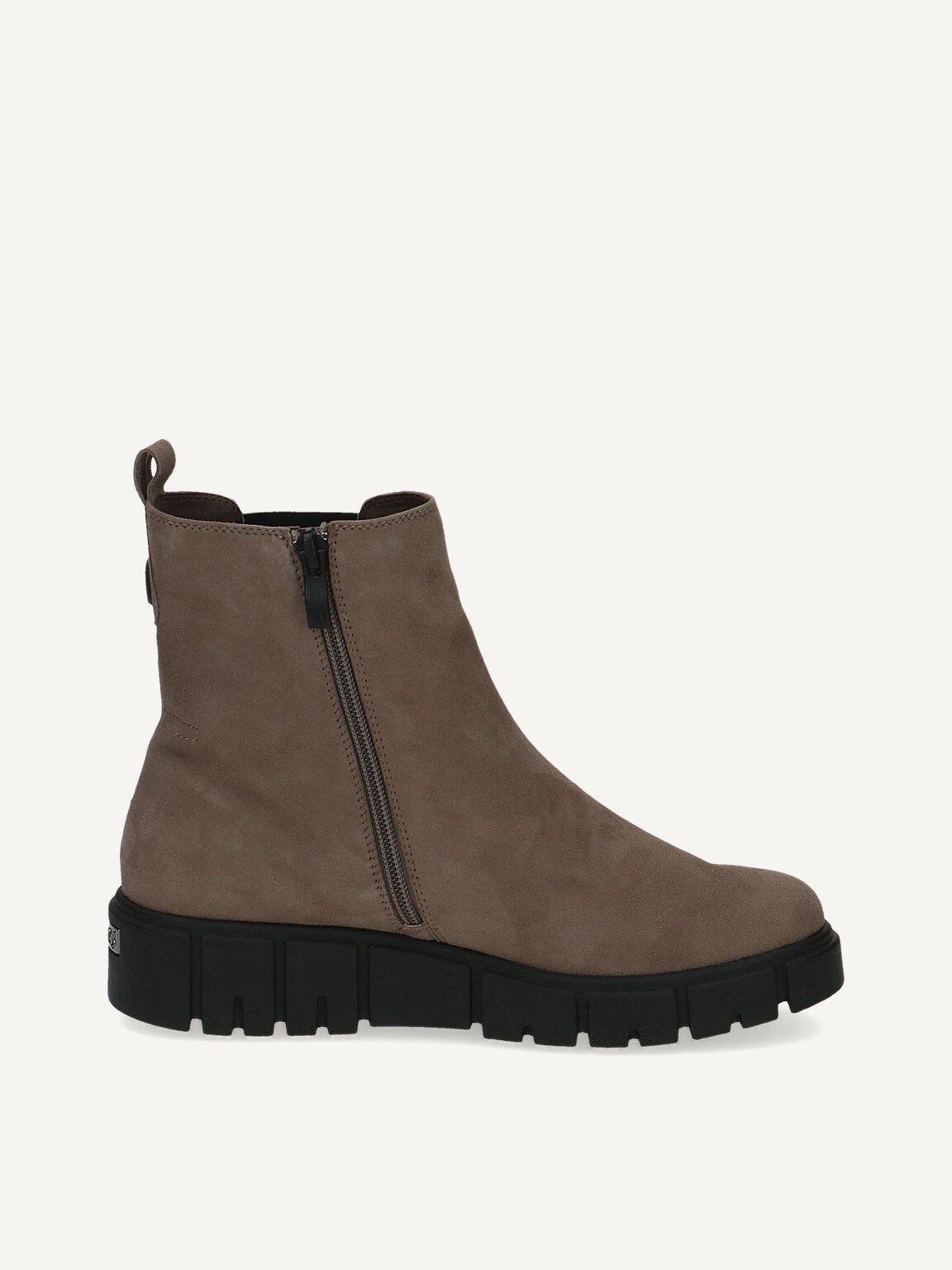 Caprice, Leather Bootie - brown MUD SUEDE, image 4 of 6