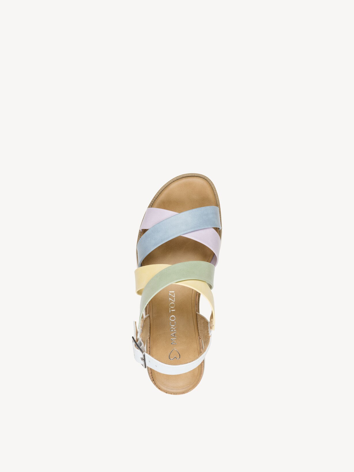 Marco Tozzi, Sandaletter - vit WHITE MULTI, bild 5 av 6