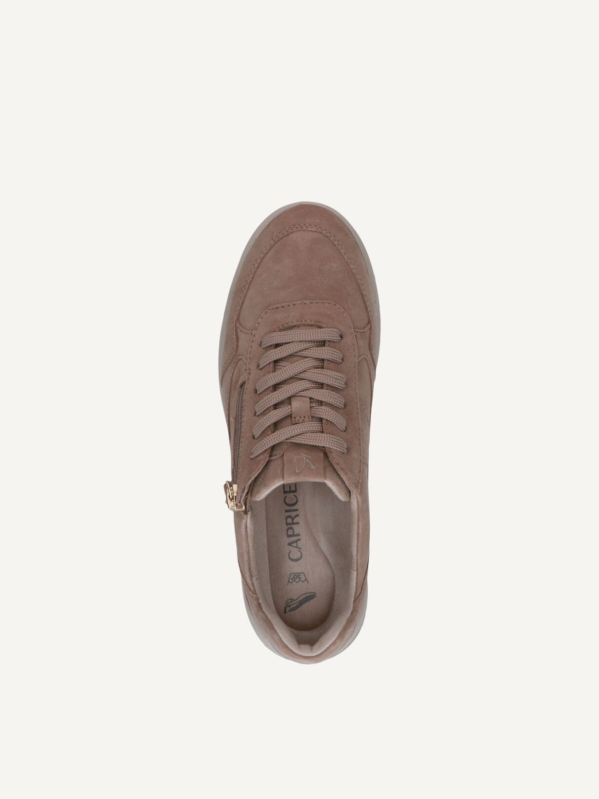 Caprice, Basket en cuir - marron TAUPE SUEDE, image 4 sur 5