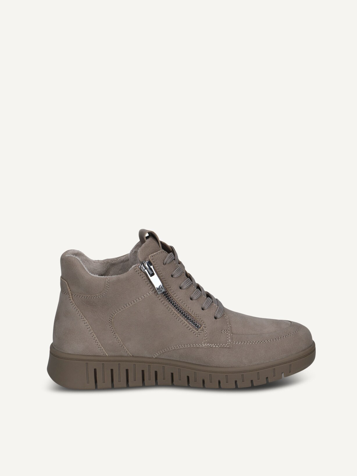 Caprice, Lederstiefelette - beige TAUPE NUBUC, Bild 3 von 5