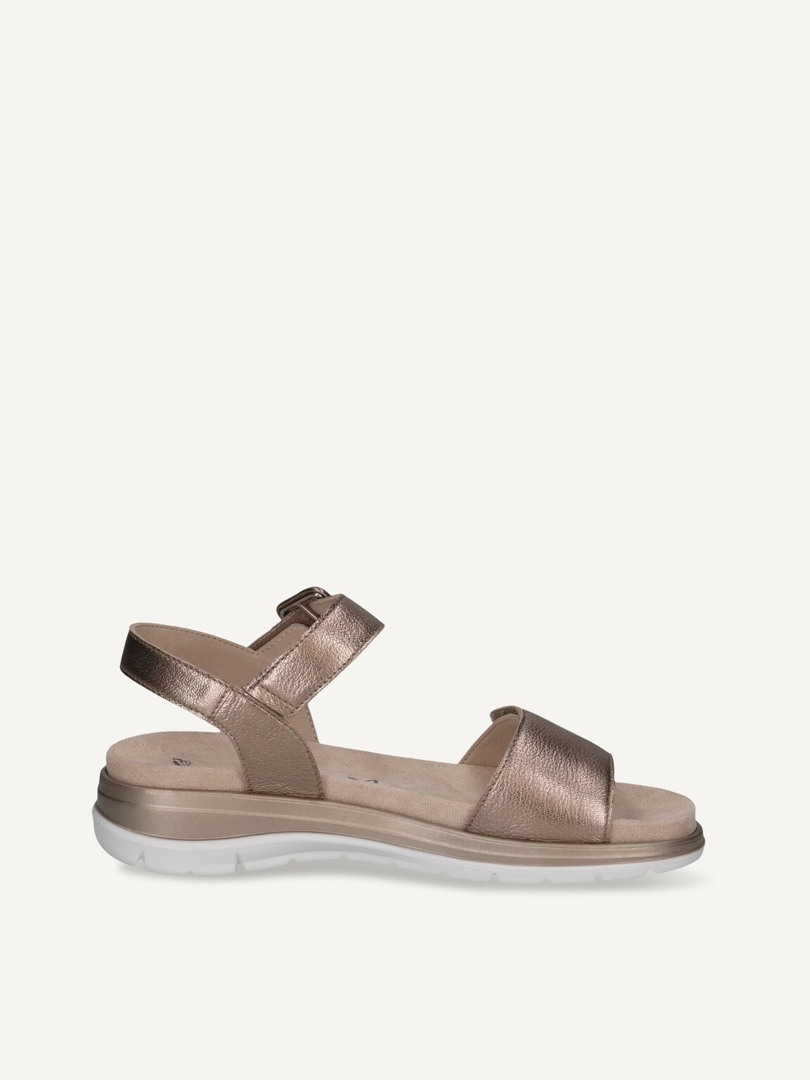 Caprice, Leather Sandal - brown TAUPE METALLIC, image 3 of 5
