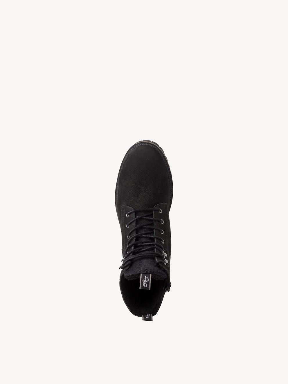 Marco Tozzi, Leren Enkellaarsje - zwart warme voering BLACK NUBUCK, afbeelding 5 van 6