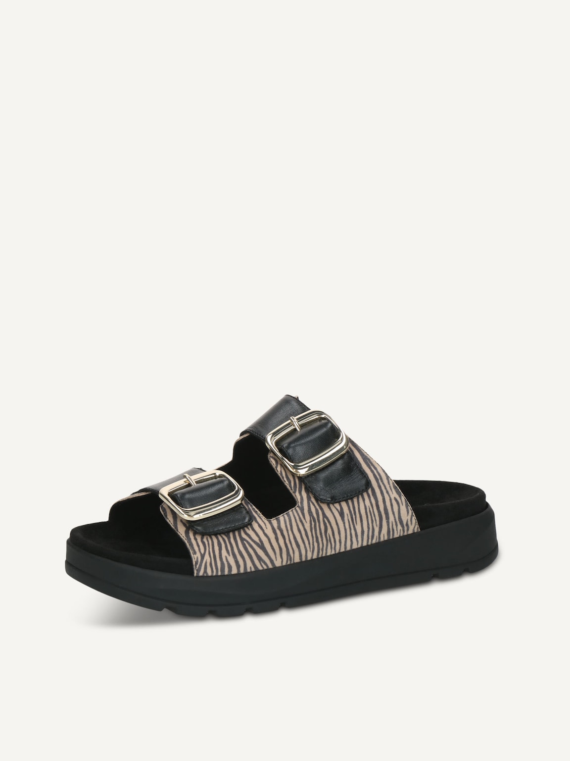 Caprice, Leather Mule - beige BEIGE ZEBRA, image 1 of 6