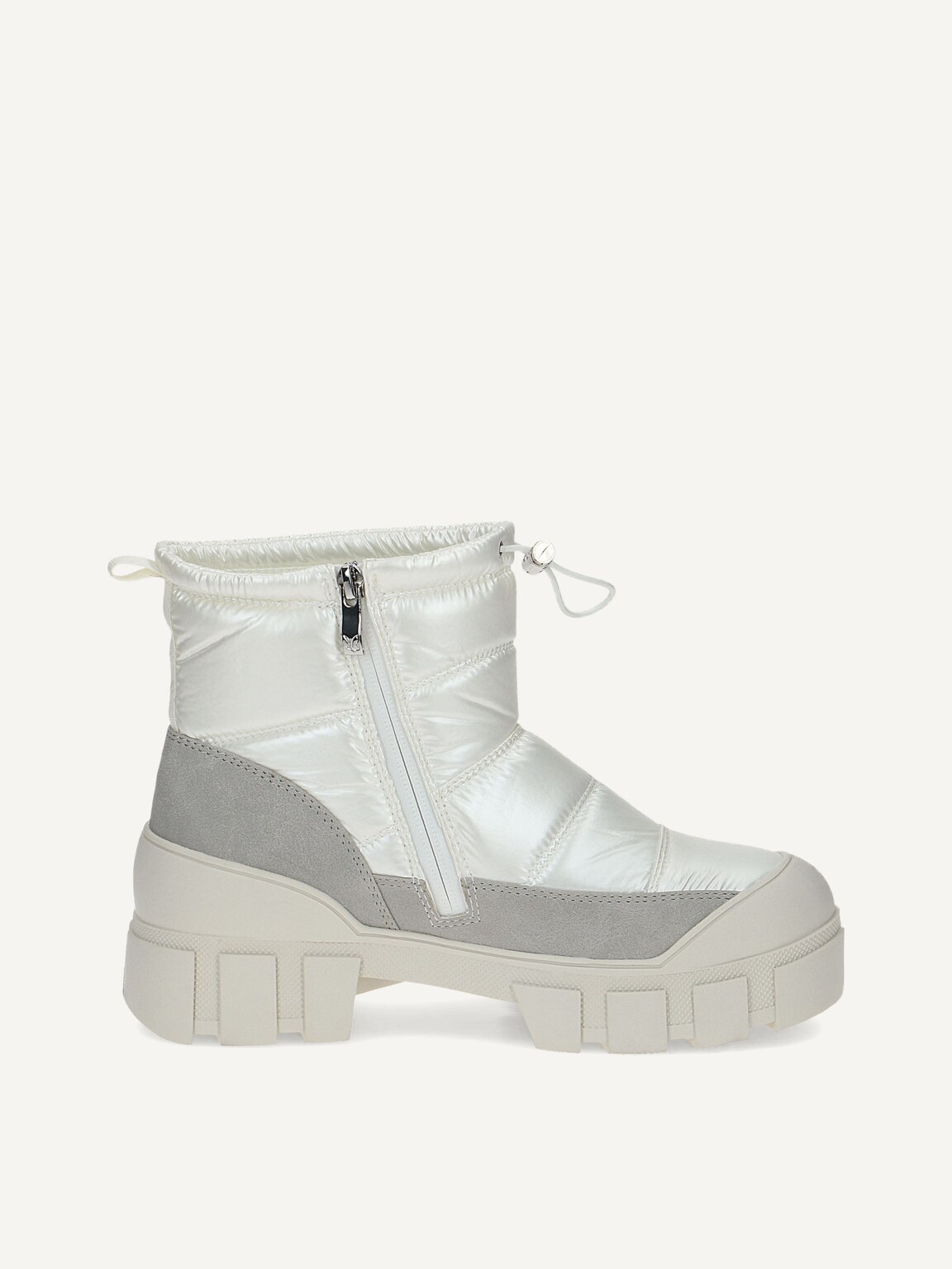 Caprice, Bootie - white warm lining PEARL COMB, image 3 of 5