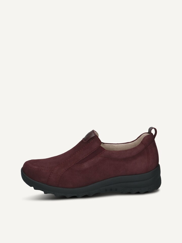 Caprice, Leather Slipper - red BORDEAUX COMB