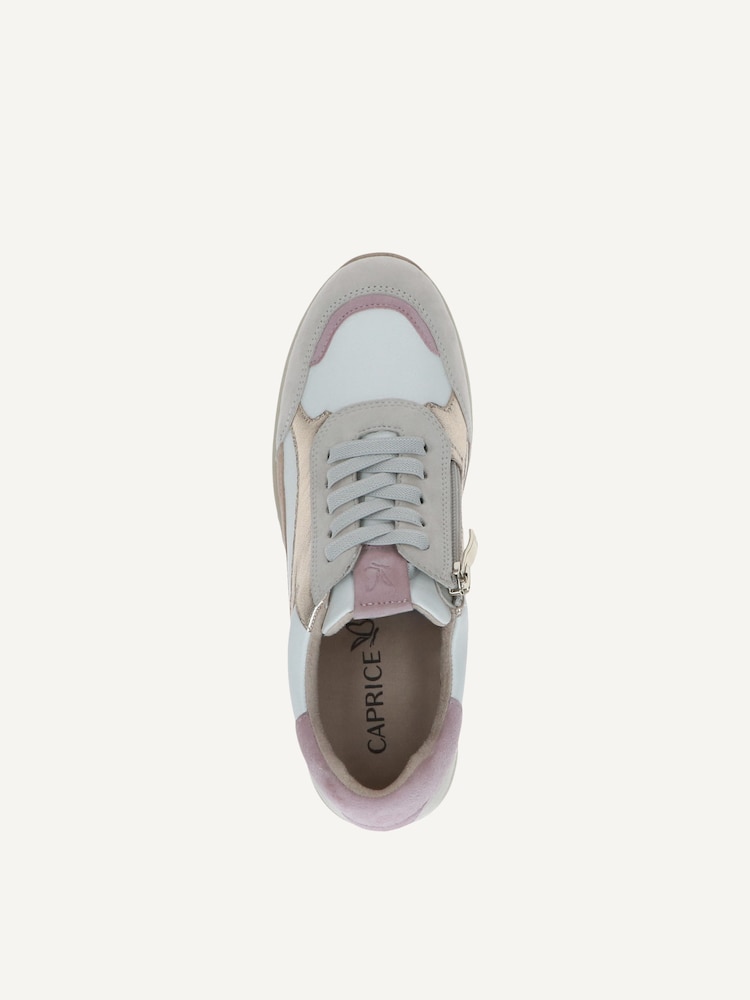 Caprice, Basket en cuir - blanc WHITE/LT GOLD, image 5 sur 6