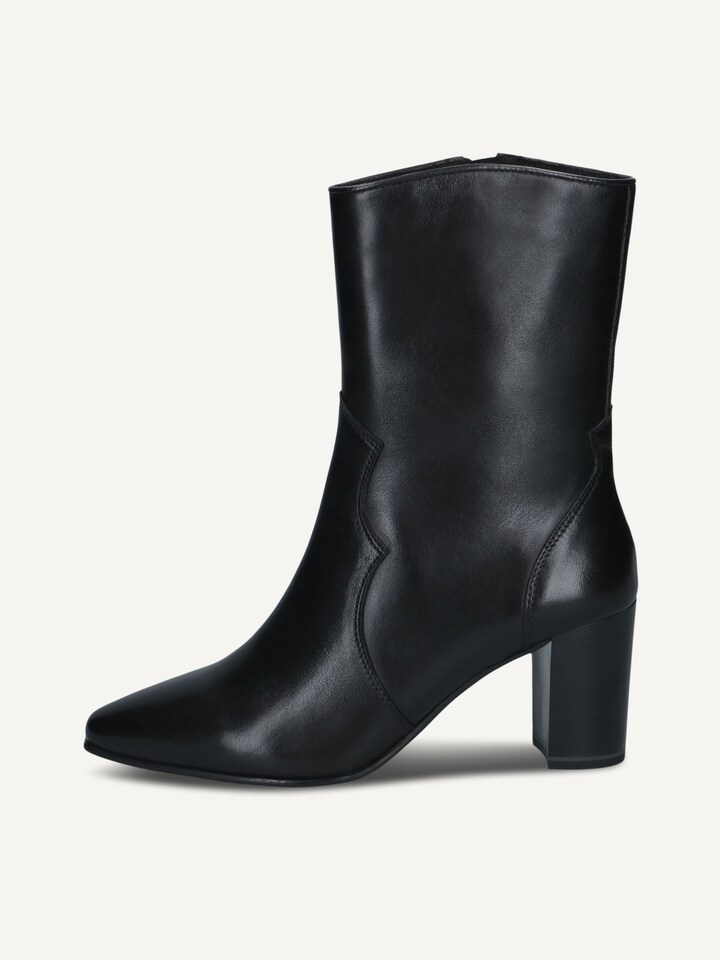 Caprice, Bottine en cuir - noir BLACK NAPPA