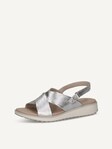 Selected, Caprice, Leather Sandal - silver SILVER METAL.