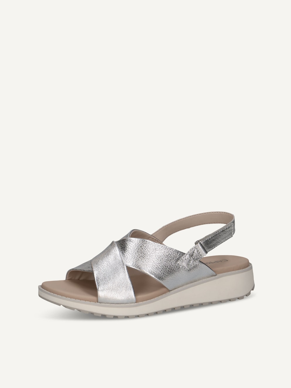 Caprice, Sandale en cuir - argent SILVER METAL., image 2 sur 5