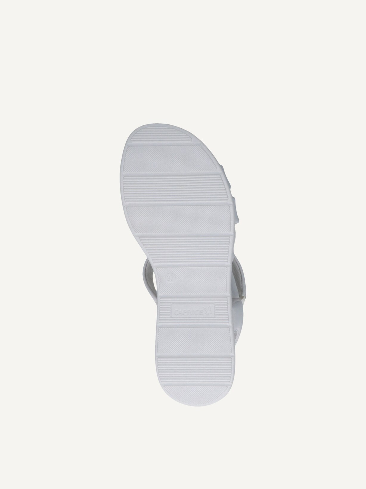 Caprice, Sandale en cuir - blanc WHITE SOFTNAP., image 5 sur 5