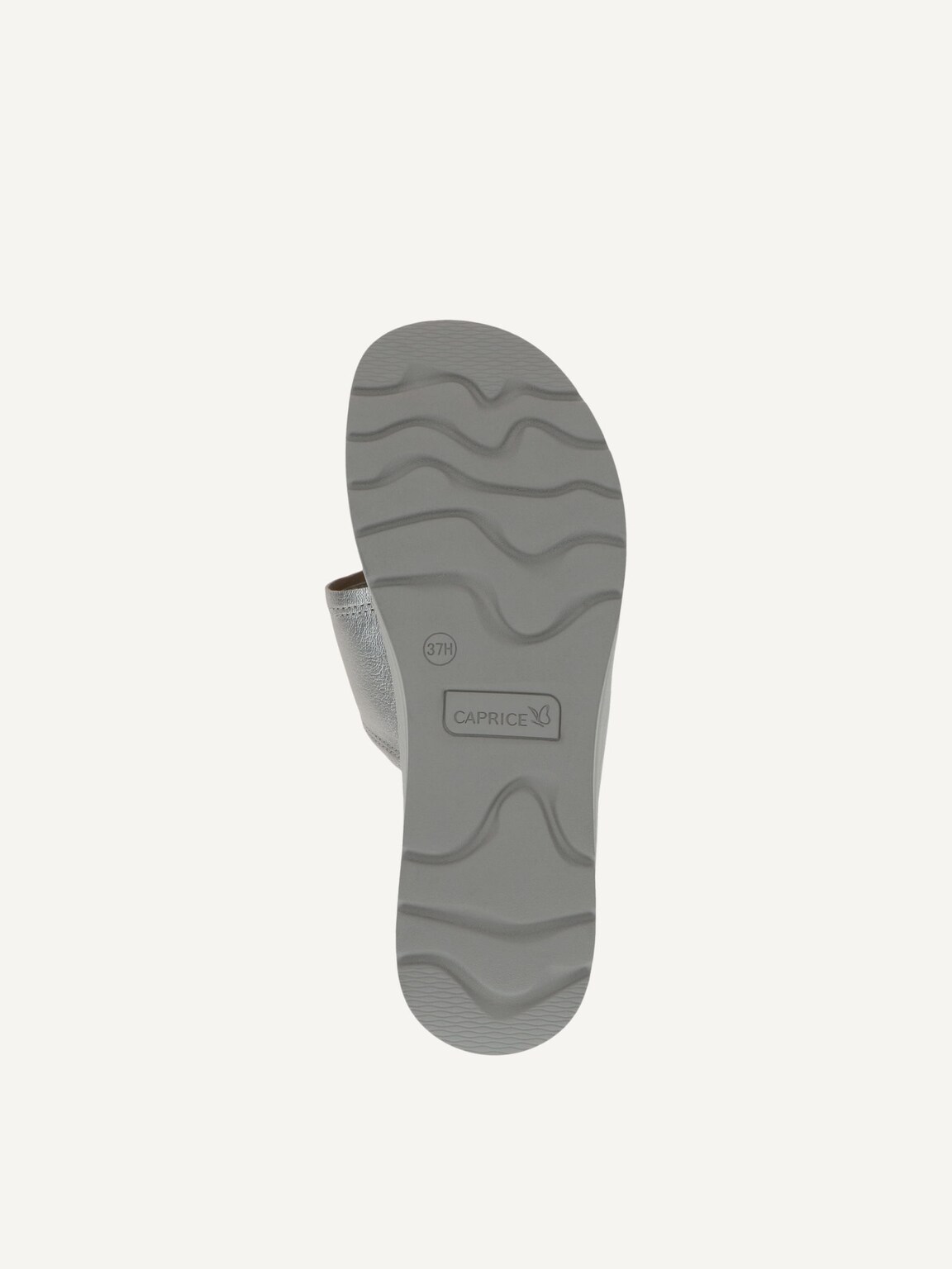 Caprice, Leather Mule - metallic PLATIN METAL., image 4 of 5
