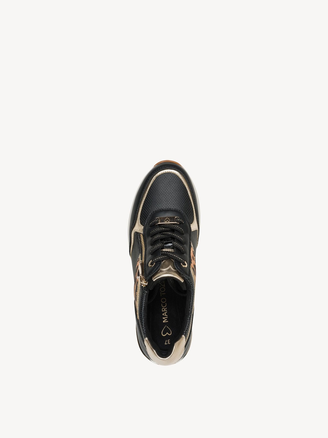 Marco Tozzi, Sneaker - nero BLACK/LEO, immagine 3 di 6