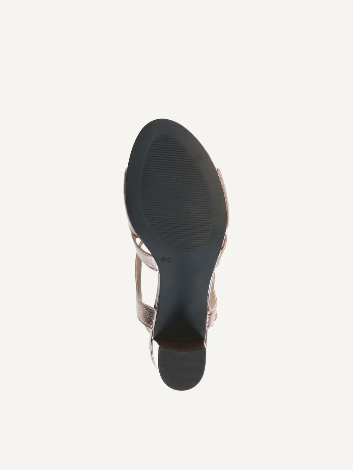 Caprice, Leather Heeled sandal - metallic BROWN METALLIC, image 4 of 5