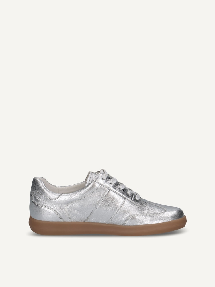 Caprice, Basket en cuir - argent SILVER METAL., image 3 sur 5