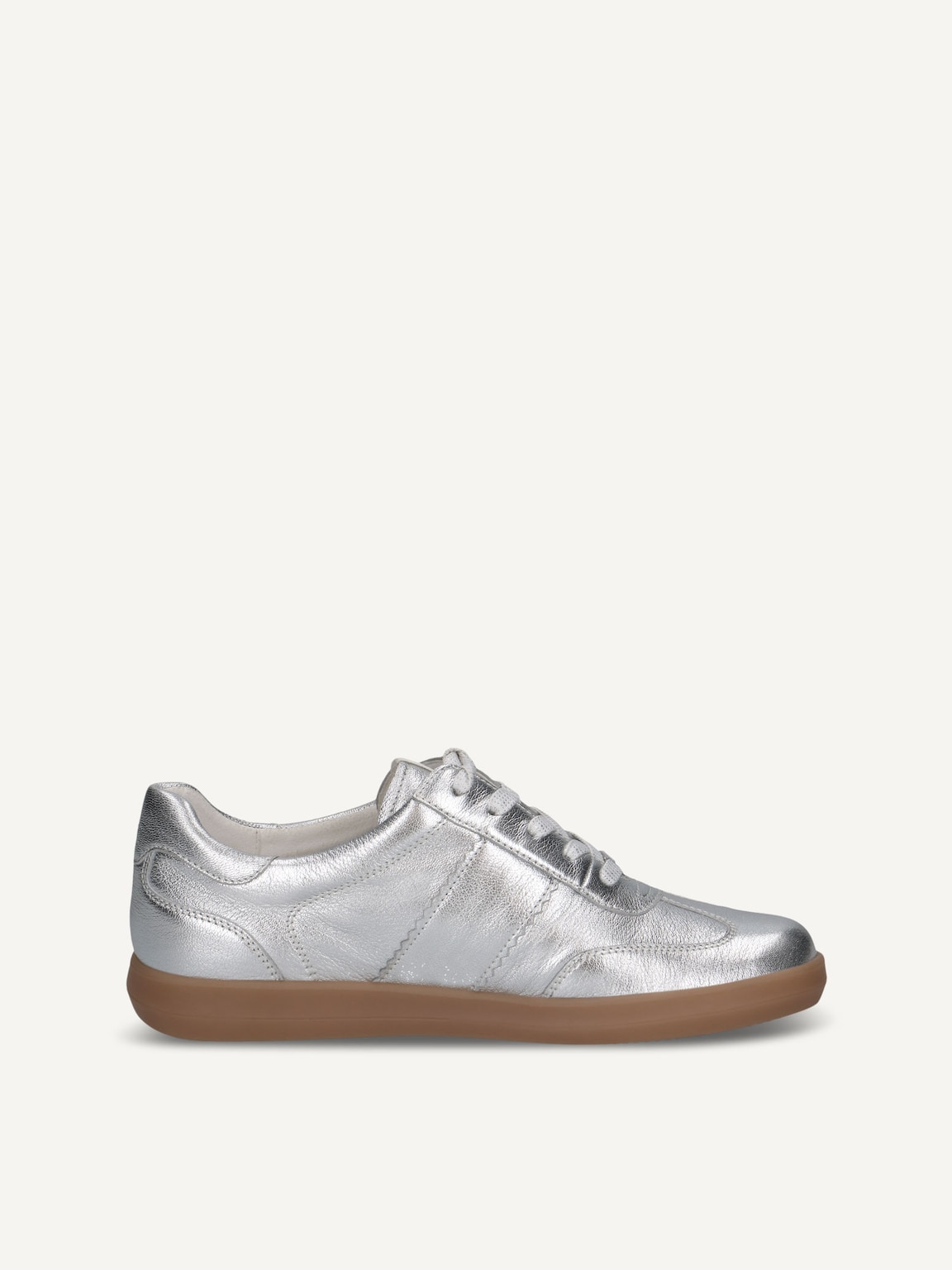 Caprice, Leather Sneaker - silver SILVER METAL., image 3 of 5