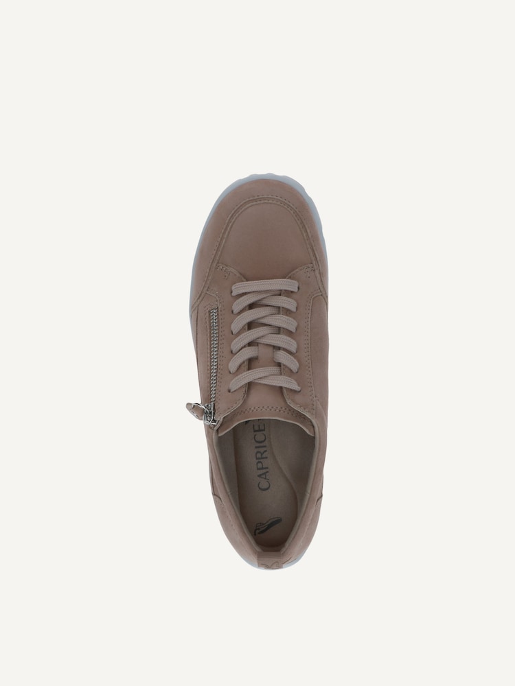 Caprice, Basket en cuir - beige CREAM SUEDE, image 4 sur 5