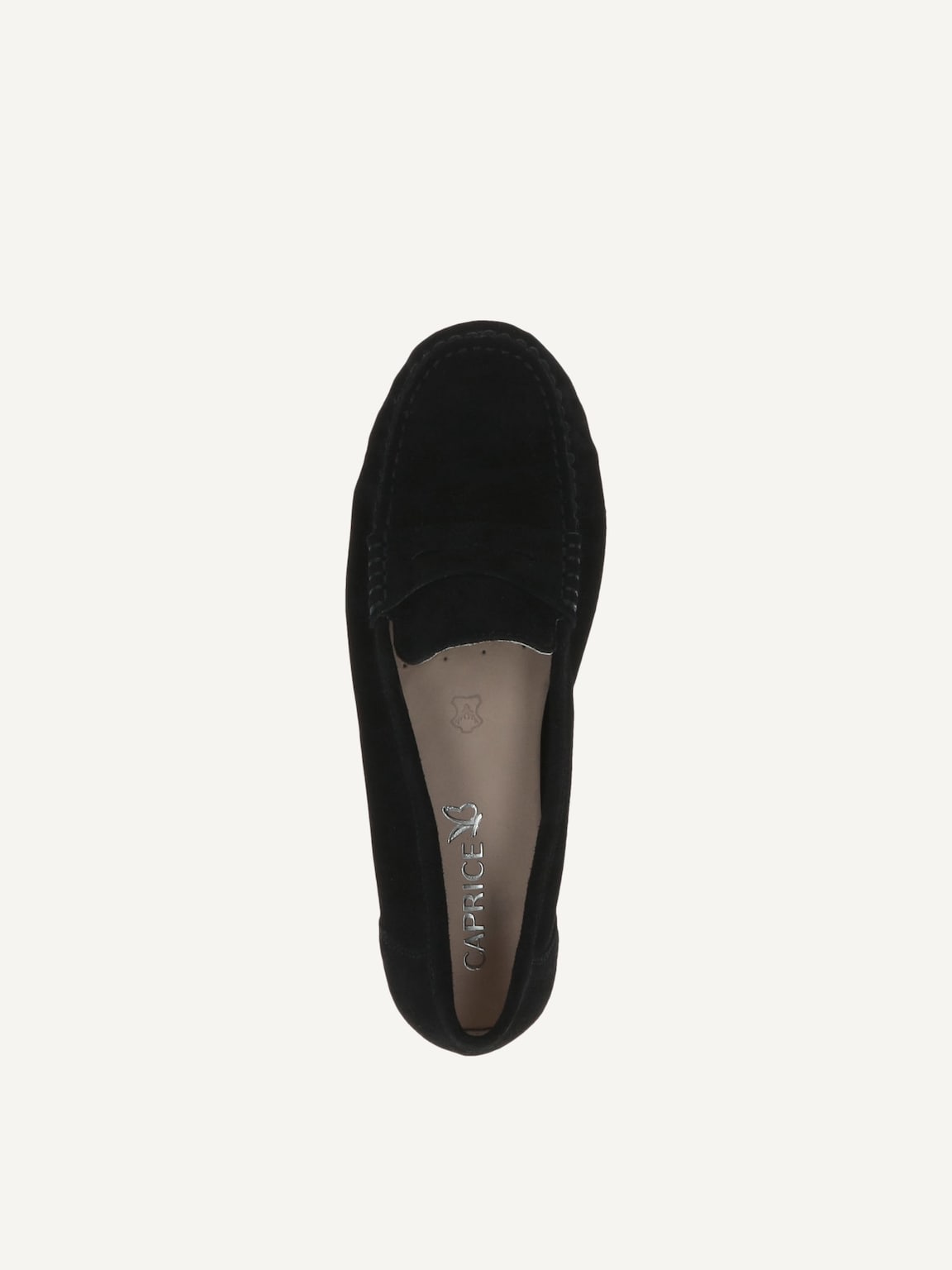 Caprice, Leather Moccasin - black BLK DEER SUEDE, image 4 of 4