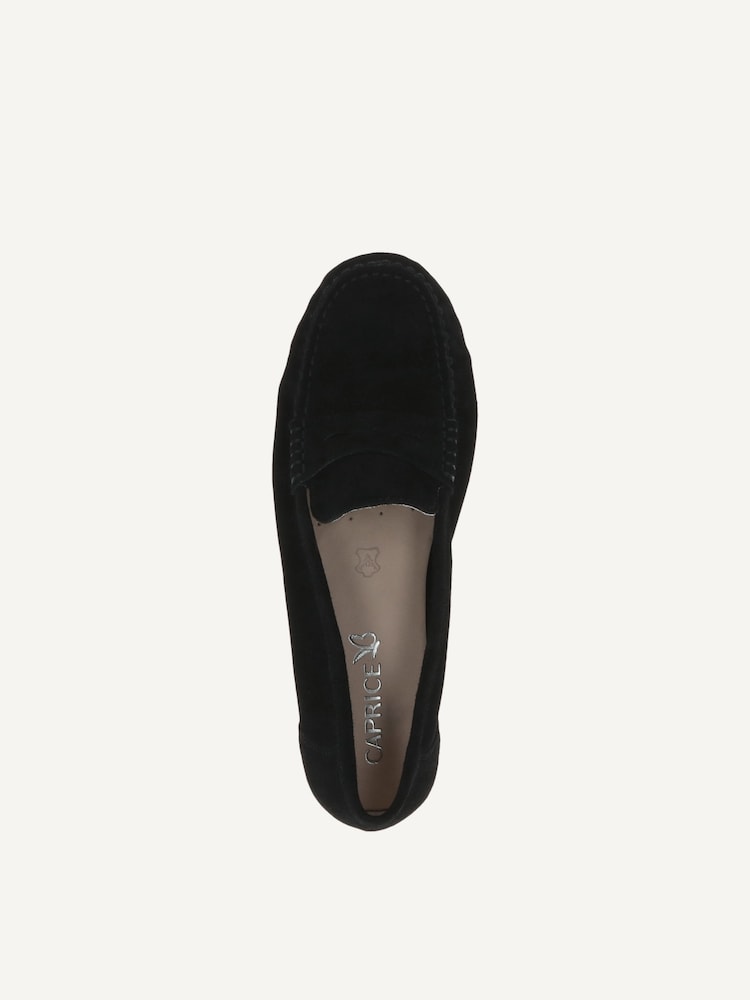 Caprice, Leather Moccasin - black BLK DEER SUEDE, image 4 of 4