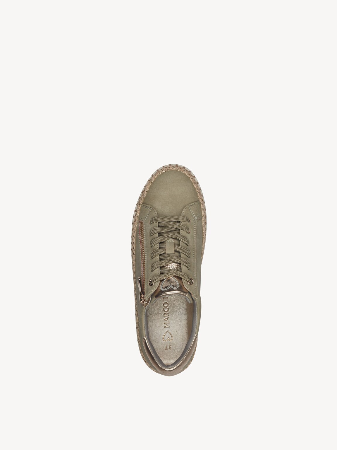 Marco Tozzi, Sneaker - kaki MOSS COMB, immagine 3 di 6
