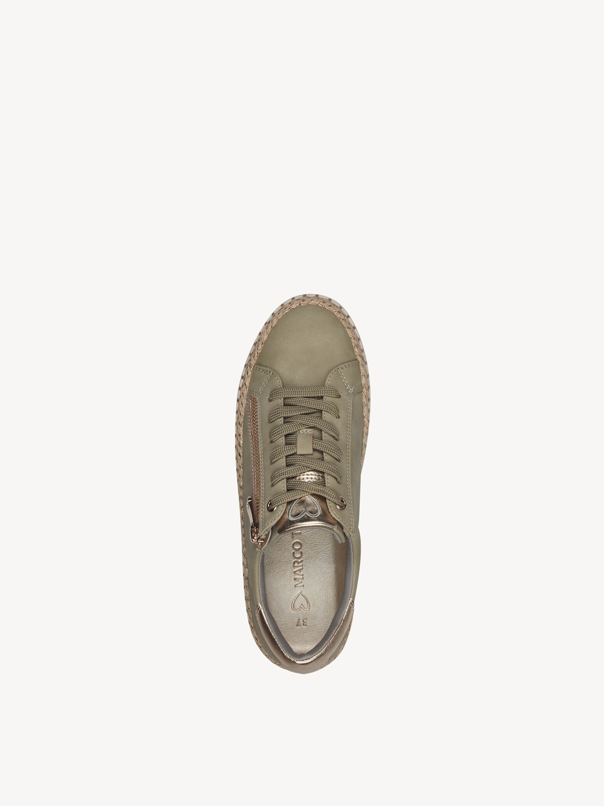 Marco Tozzi, Sneaker - khaki MOSS COMB, Bild 5 von 6