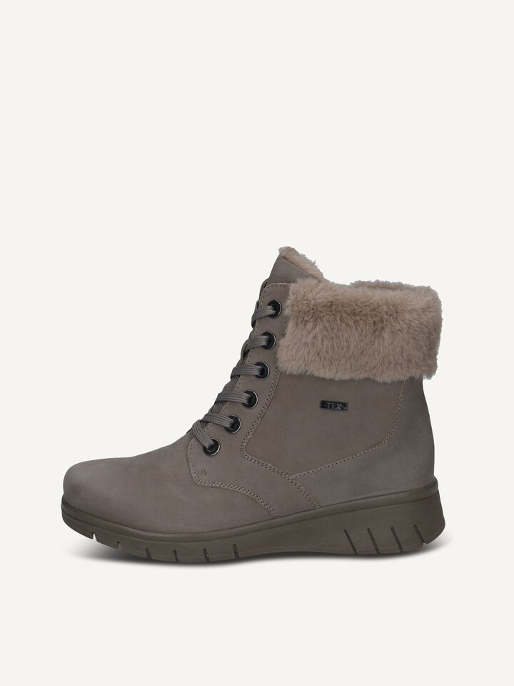 Caprice, Bottine - beige doublure chaude TAUPE NUBUC
