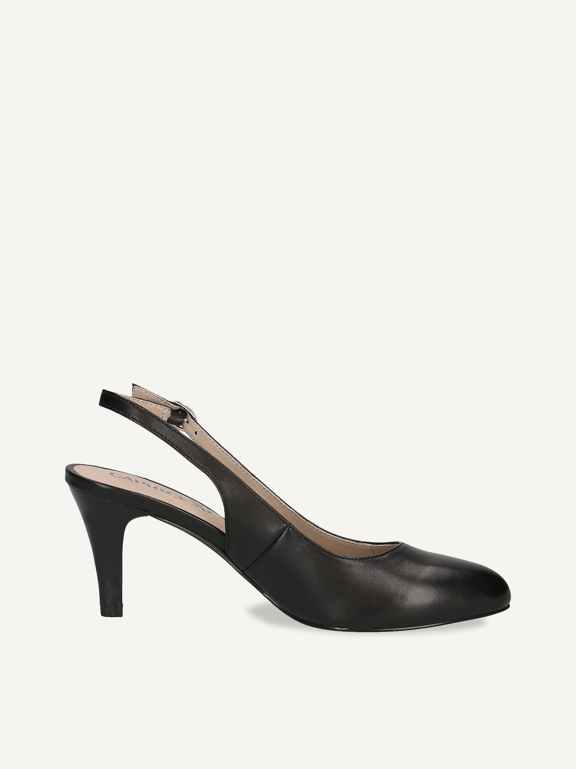 Caprice, Leather sling pumps - black BLACK NAPPA, image 3 of 5