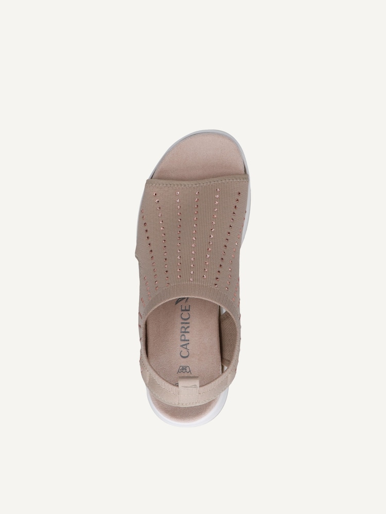 Caprice, Sandale - beige SAND KNIT, image 4 sur 5
